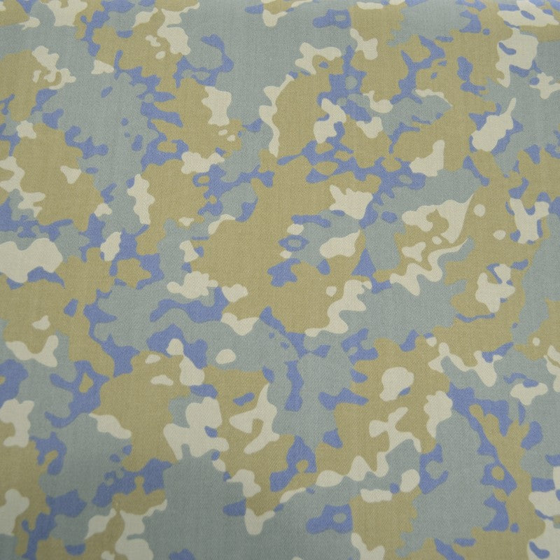 Camel Military Print Denim - Ribes y Casals