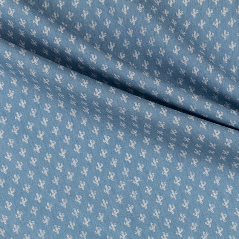 Denim Fine Kaktusblau - Ribes y Casals