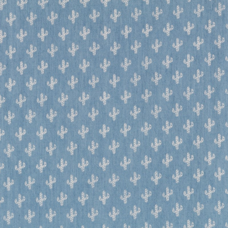 Denim Fine Kaktusblau - Ribes y Casals