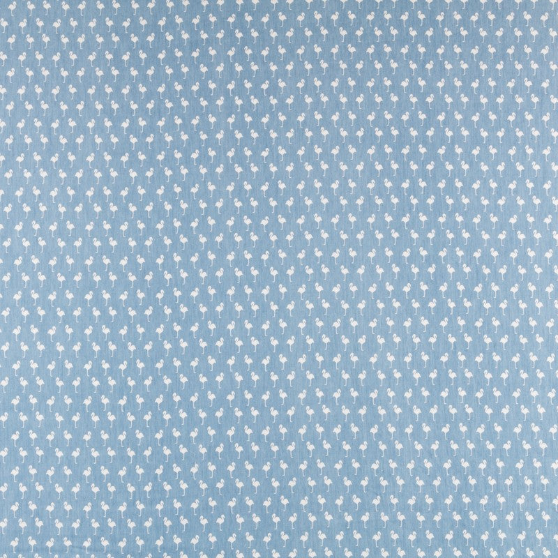 Denim Fine Flamingos Blau - Ribes y Casals