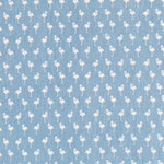 Denim Fine Flamingos Blau - Ribes y Casals