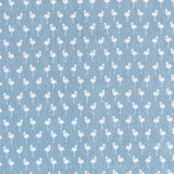 Denim Fine Flamingos Blau - Ribes y Casals