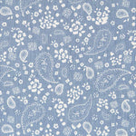 Denim Blumen Paisley Blau - Ribes y Casals