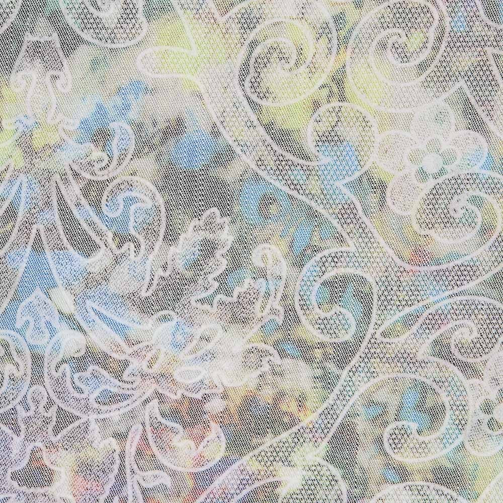 Denim Jaqcuard Tie-Dye Gelb - Ribes y Casals