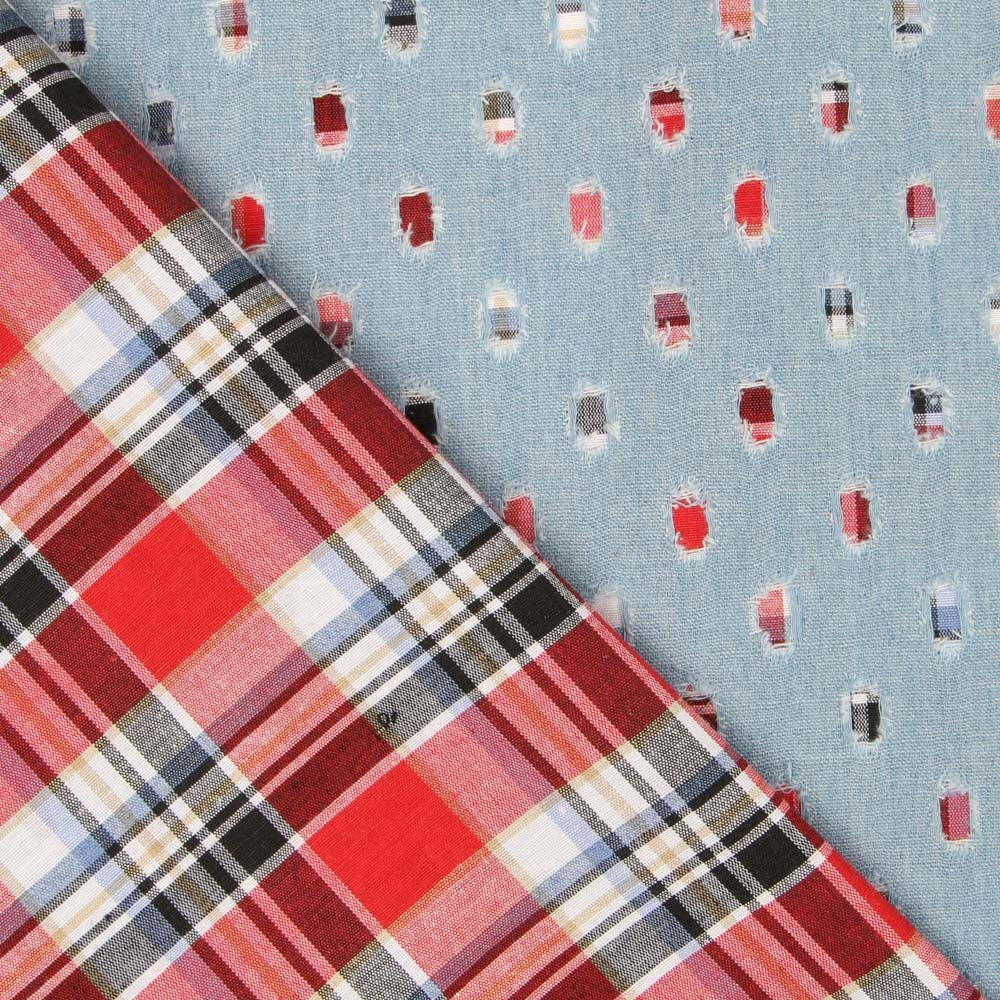 Denim Reversible Hellblau - Ribes y Casals