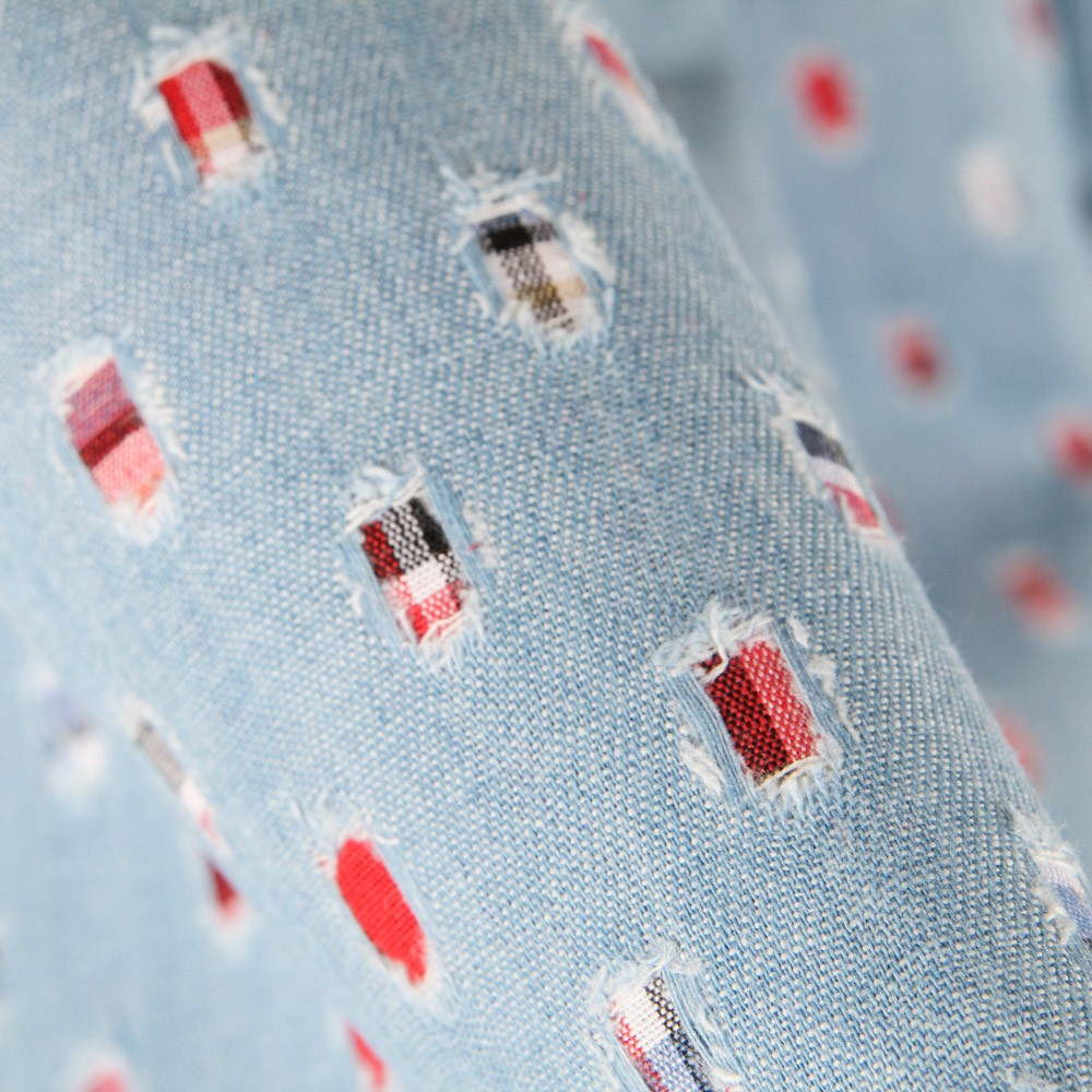 Denim Reversible Hellblau - Ribes y Casals