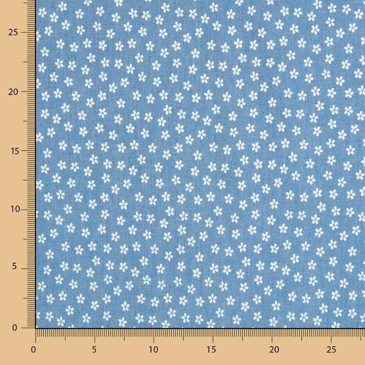 Mini-Gänseblümchen aus Denim-Baumwolle - Ribes y Casals