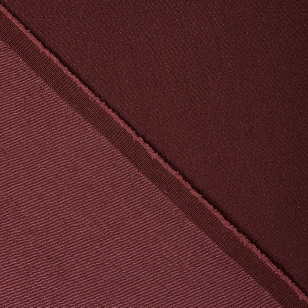 Denim Baumwolle Granat - Ribes y Casals