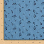 Denim Cotton Leaves - Ribes y Casals