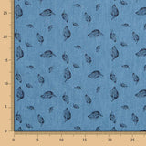 Denim Cotton Leaves - Ribes y Casals