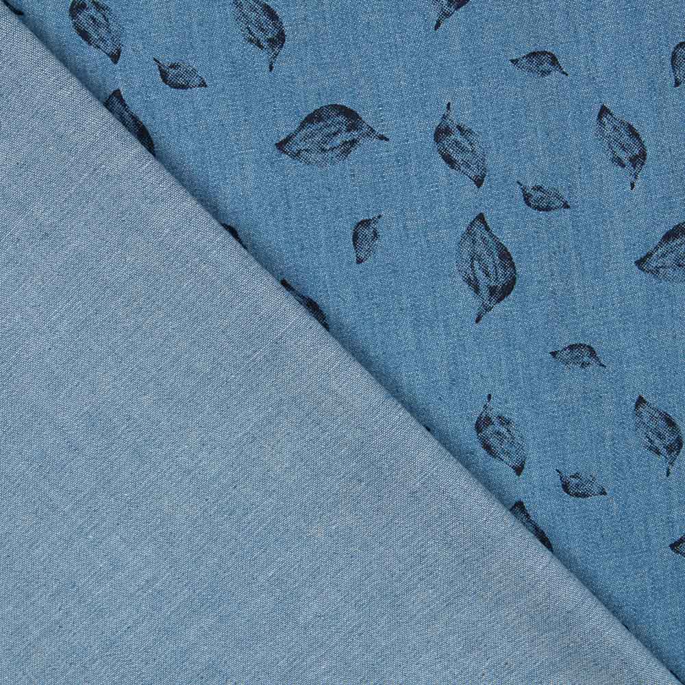 Denim Cotton Leaves - Ribes y Casals