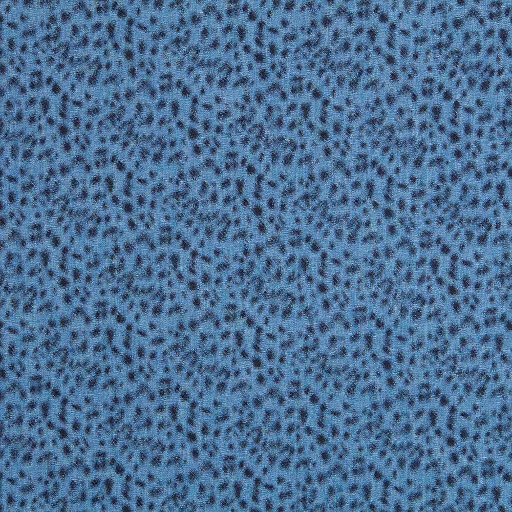 Denim Baumwolle Leopard Denim Schwarz - Ribes y Casals