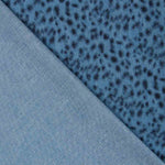 Denim Baumwolle Leopard Denim Schwarz - Ribes y Casals