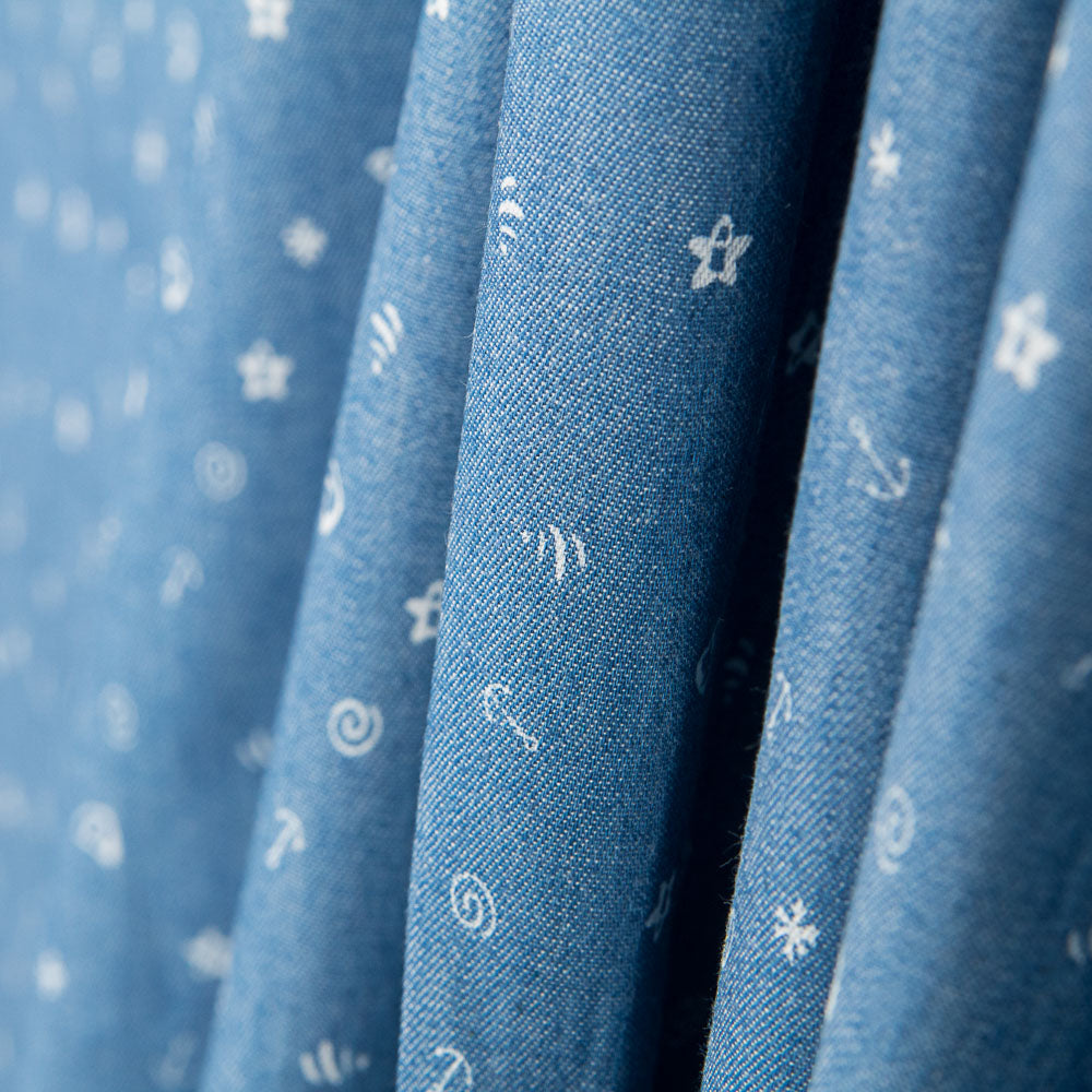 Denim Cotton In The Navy - Ribes y Casals