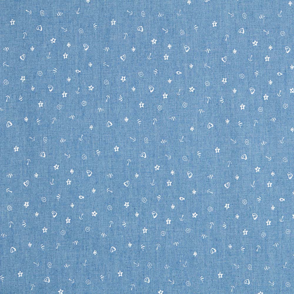 Denim Cotton In The Navy - Ribes y Casals