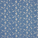 Lurexblumen-Stickerei Denim - Ribes y Casals