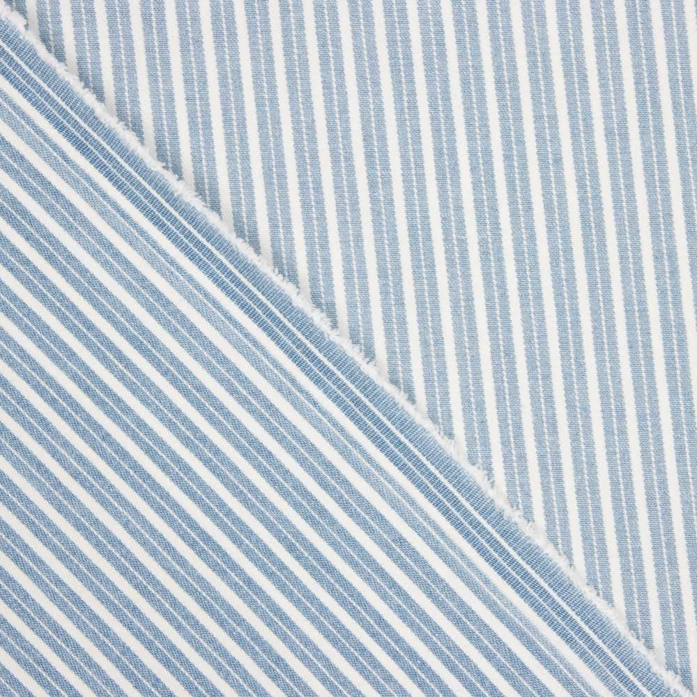 Blau-weiß gestreiftes Denim - Ribes y Casals