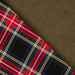 Kariertes Wildleder Military Double Faces - Ribes y Casals
