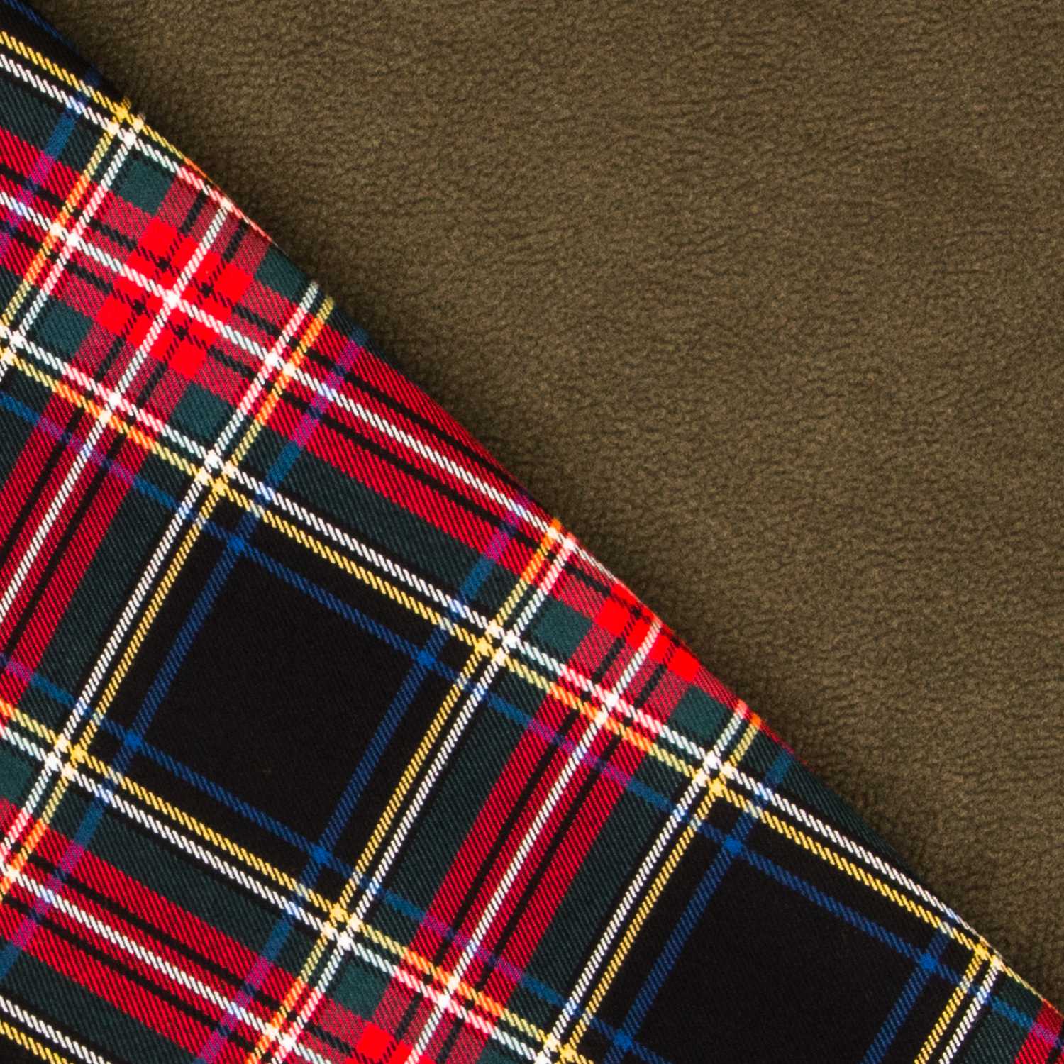 Kariertes Wildleder Military Double Faces - Ribes y Casals