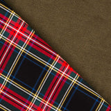 Kariertes Wildleder Military Double Faces - Ribes y Casals