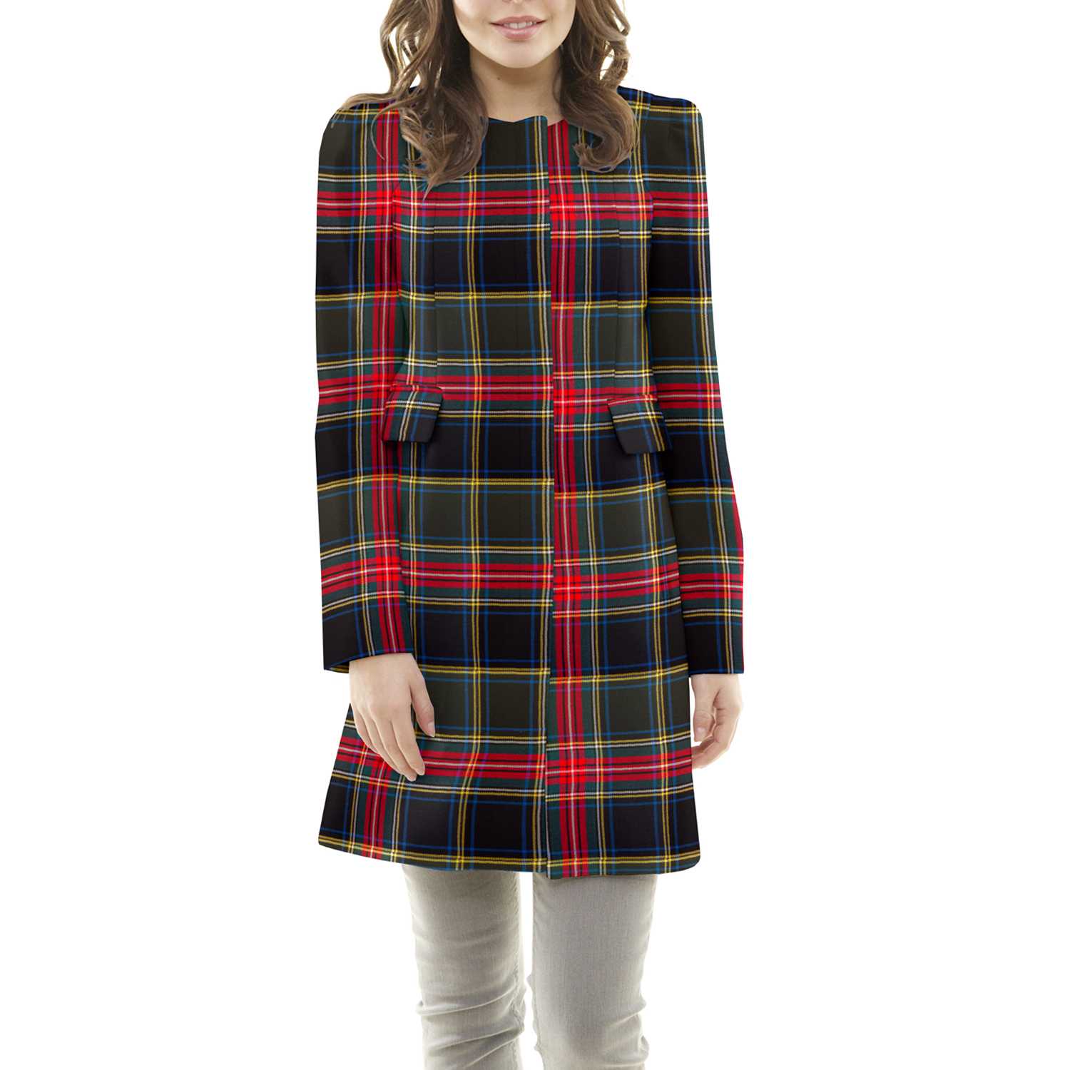 Kariertes Wildleder Military Double Faces - Ribes y Casals
