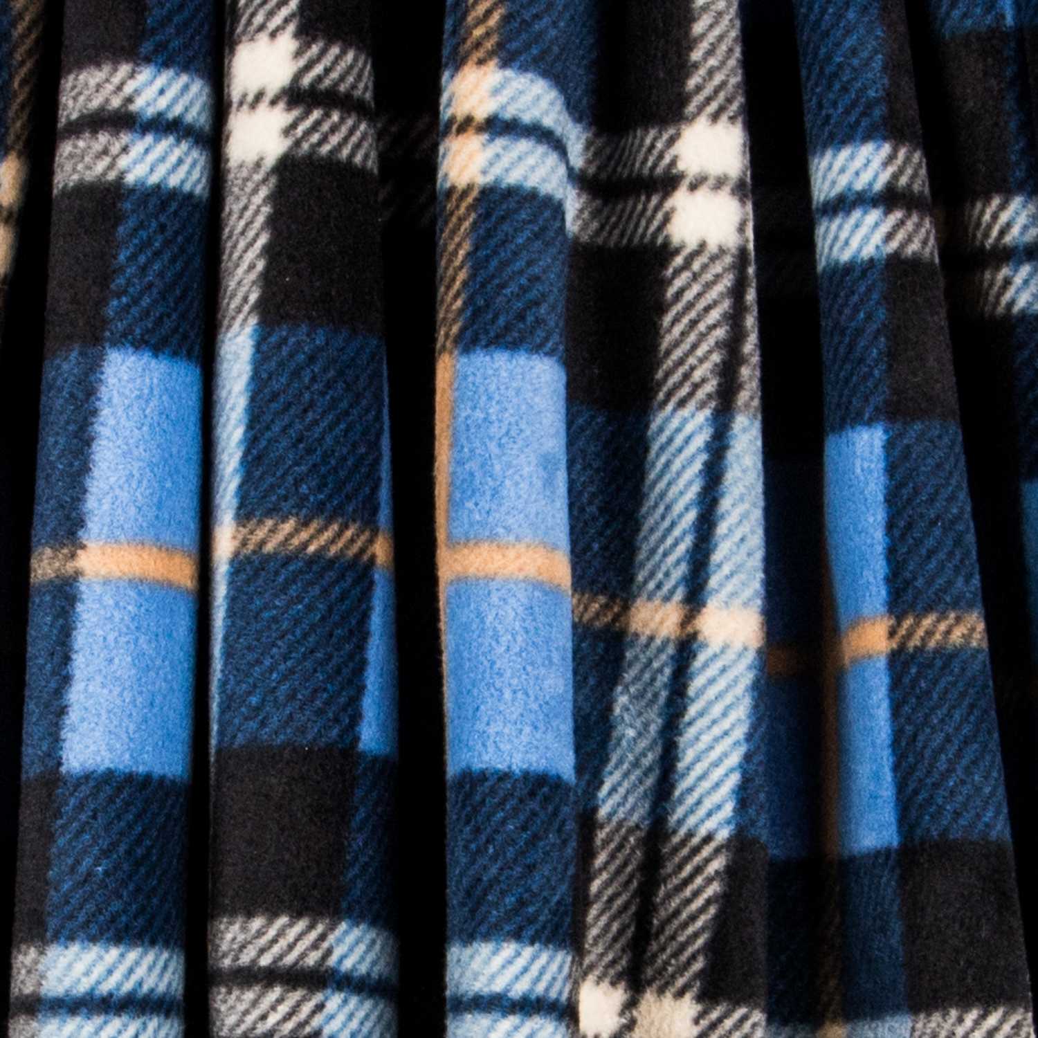 Doppelseitiges Polar Fleece Blau Quadrat - Ribes y Casals