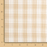 Reversible Vichy-Doppelgaze Beige - Ribes y Casals