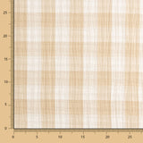 Reversible Vichy-Doppelgaze Beige - Ribes y Casals