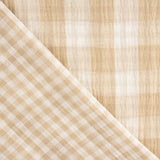 Reversible Vichy-Doppelgaze Beige - Ribes y Casals