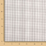 Reversible Vichy-Doppelmull Grau - Ribes y Casals