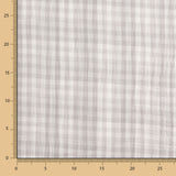 Reversible Vichy-Doppelmull Grau - Ribes y Casals