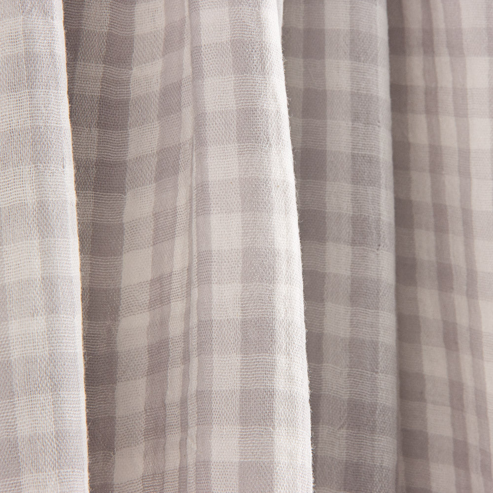 Reversible Vichy-Doppelmull Grau - Ribes y Casals