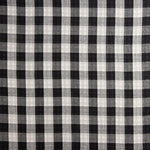 Double Reversible Vichy Gaze Schwarz - Ribes y Casals
