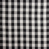 Double Reversible Vichy Gaze Schwarz - Ribes y Casals