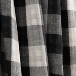 Double Reversible Vichy Gaze Schwarz - Ribes y Casals