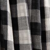 Double Reversible Vichy Gaze Schwarz - Ribes y Casals