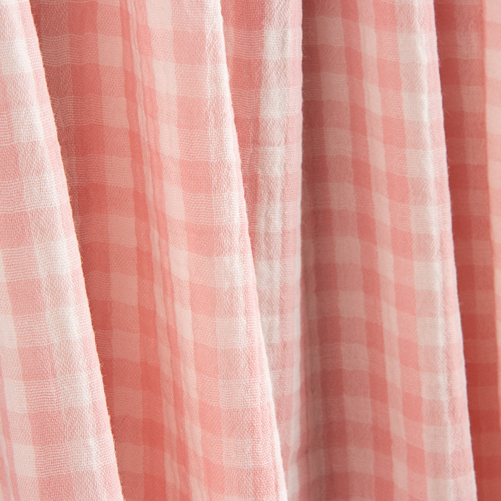 Reversible Vichy-Doppelmull Barbie Rosa - Ribes y Casals