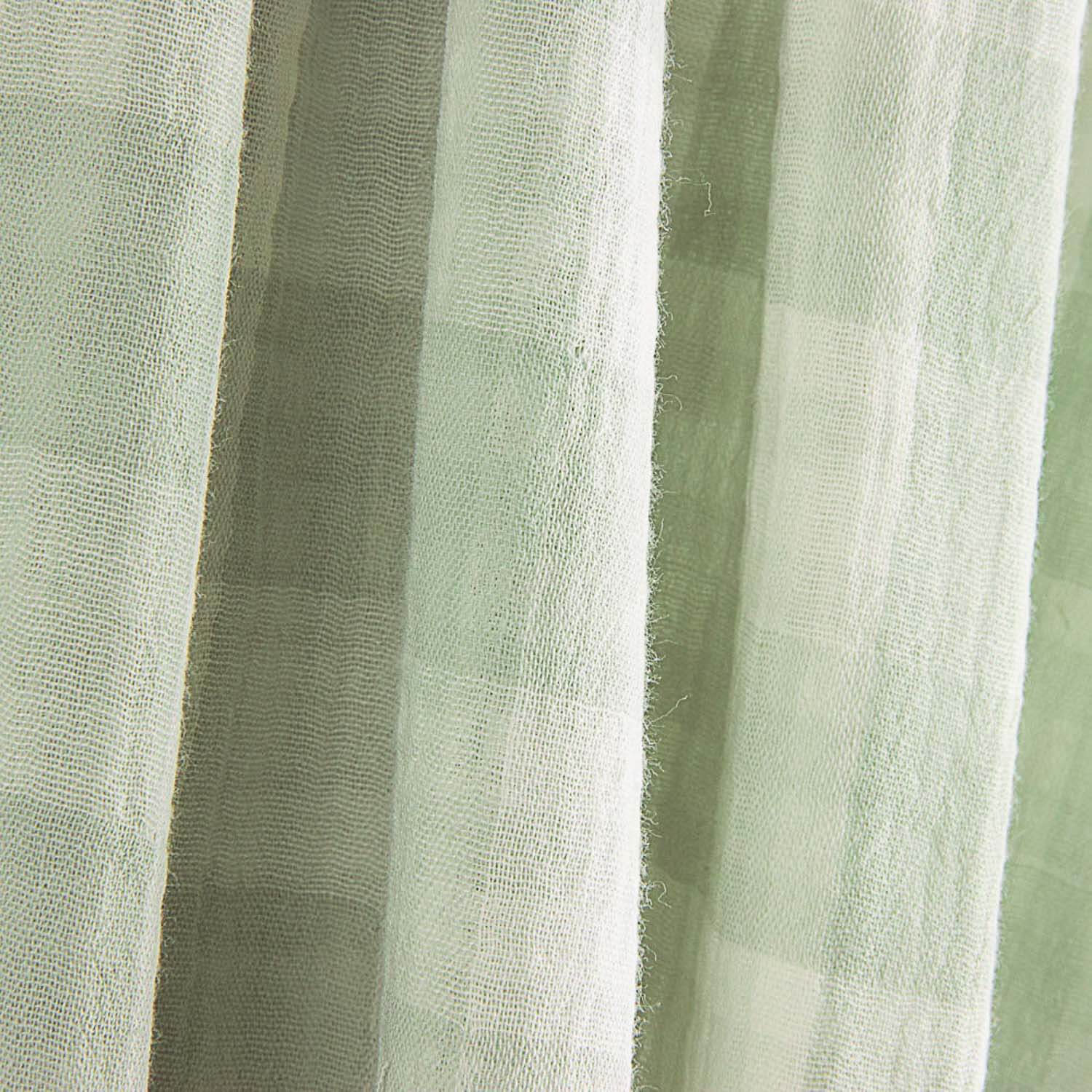 Double Vichy Reversible Gaze Grün - Ribes y Casals