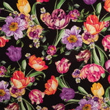 Tulip Trenchcoat mit Gummizug Schwarz - Ribes y Casals