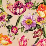 Rosa Tulpen Elastischer Regenmantel - Ribes y Casals