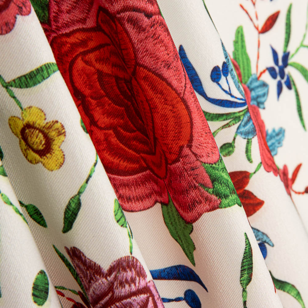 Manila Elastischer Gabardine Ecru - Ribes y Casals