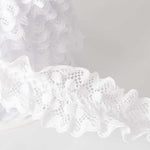Bolillo Spitze Nylon Weiß 30mm - Ribes y Casals