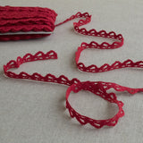 Rote Bolillo-Spitze 10mm - Ribes y Casals