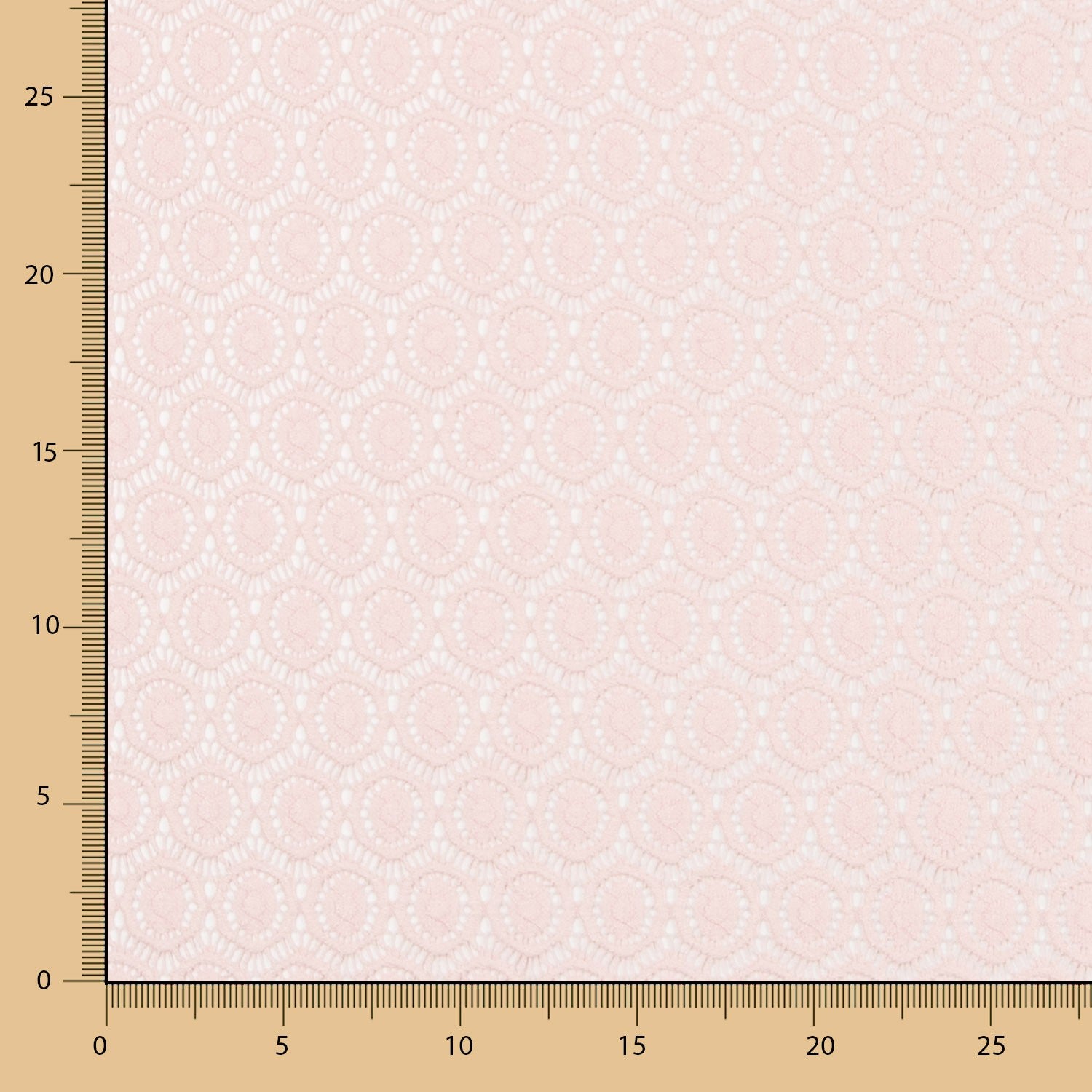 Geometrische elastische Spitze Rosa - Ribes y Casals