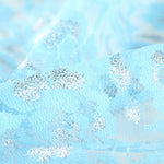 Spitze Lurex Blau Silber - Ribes y Casals