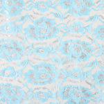 Spitze Lurex Blau Silber - Ribes y Casals