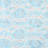 Spitze Lurex Blau Silber - Ribes y Casals