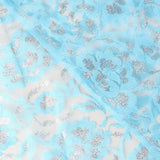 Spitze Lurex Blau Silber - Ribes y Casals
