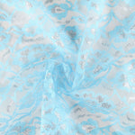 Spitze Lurex Blau Silber - Ribes y Casals