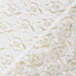 Spitze Lurex Weißgold - Ribes y Casals